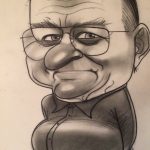 Nicolae Tanciu - Caricature Barcelona in 2004